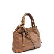 Picture of Chloe Tote Shoulder Bag in Brown, Calfskin Leather