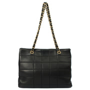 Picture of Chanel Tote Chocolate Bar Tote in Black, Calfskin Leather