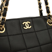 Picture of Chanel Tote Chocolate Bar Tote in Black, Calfskin Leather