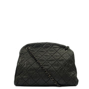 Picture of Chanel Tote Mademoiselle Bowling Bag - Medium in Black, Nubuck