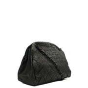 Picture of Chanel Tote Mademoiselle Bowling Bag - Medium in Black, Nubuck