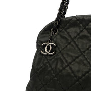 Picture of Chanel Tote Mademoiselle Bowling Bag - Medium in Black, Nubuck