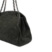 Picture of Chanel Tote Mademoiselle Bowling Bag - Medium in Black, Nubuck