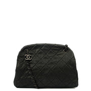 Picture of Chanel Tote Mademoiselle Bowling Bag - Medium in Black, Nubuck