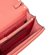 Picture of Valentino Cross Body Rockstud Crossbody Bag - Small in Pink, Calfskin