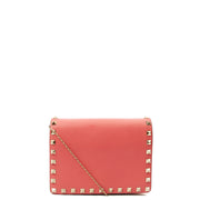 Picture of Valentino Cross Body Rockstud Crossbody Bag - Small in Pink, Calfskin