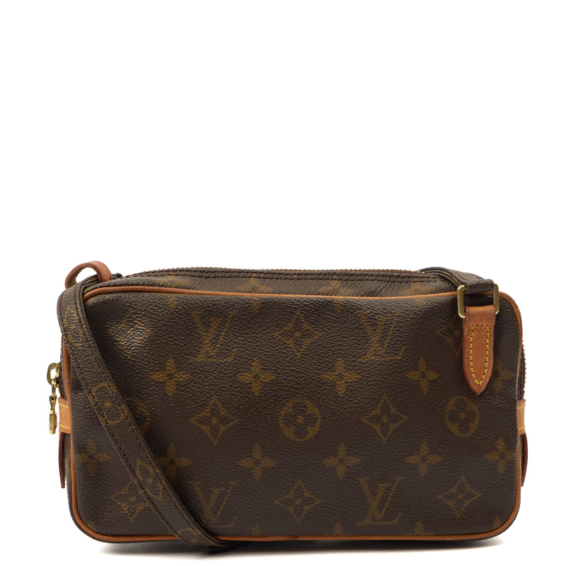 Picture of Louis Vuitton Cross Body Pochette Marly BandouliÃ¨re in Monogram, Canvas