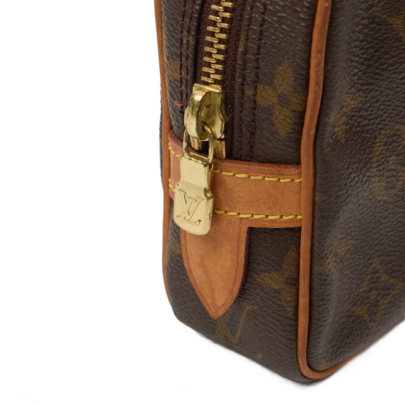Picture of Louis Vuitton Cross Body Pochette Marly BandouliÃ¨re in Monogram, Canvas