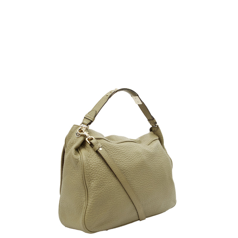 Picture of Mulberry Satchel Evelina Satchel in Green, Calfskin Leather