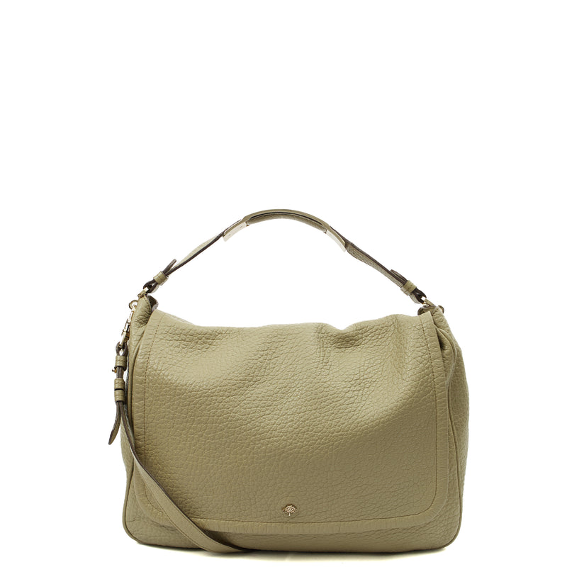 Picture of Mulberry Satchel Evelina Satchel in Green, Calfskin Leather