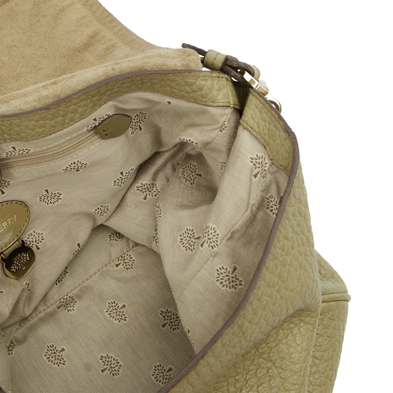 Picture of Mulberry Satchel Evelina Satchel in Green, Calfskin Leather