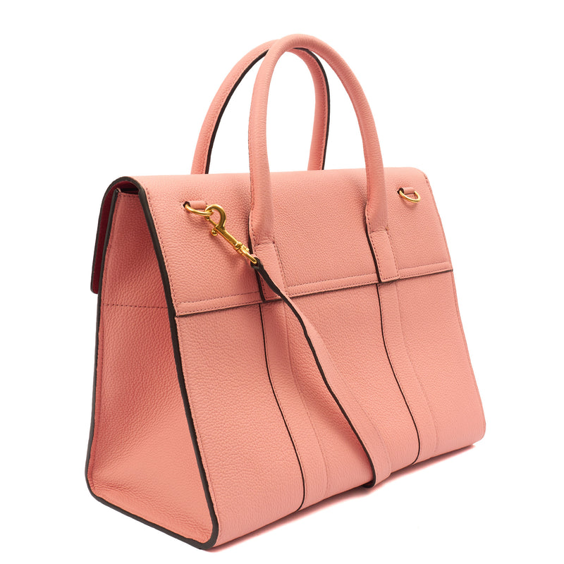Picture of Mulberry Tote Bayswater with Strap in Sorbet Pink, Calfskin Leather