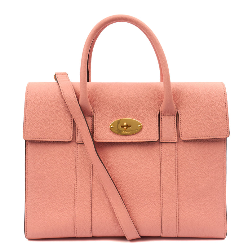 Picture of Mulberry Tote Bayswater with Strap in Sorbet Pink, Calfskin Leather