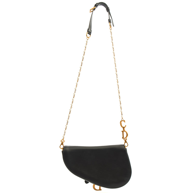 Picture of Christian Dior Mini Bag Mini Saddle in Black, Calfskin