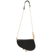 Picture of Christian Dior Mini Bag Mini Saddle in Black, Calfskin