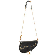 Picture of Christian Dior Mini Bag Mini Saddle in Black, Calfskin