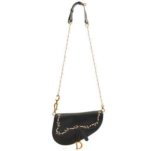 Picture of Christian Dior Mini Bag Mini Saddle in Black, Calfskin
