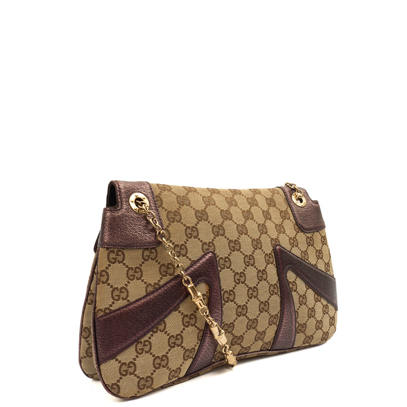 Picture of Gucci Shoulder Bag Vintage Shoulder Bag in Brown, Fabric