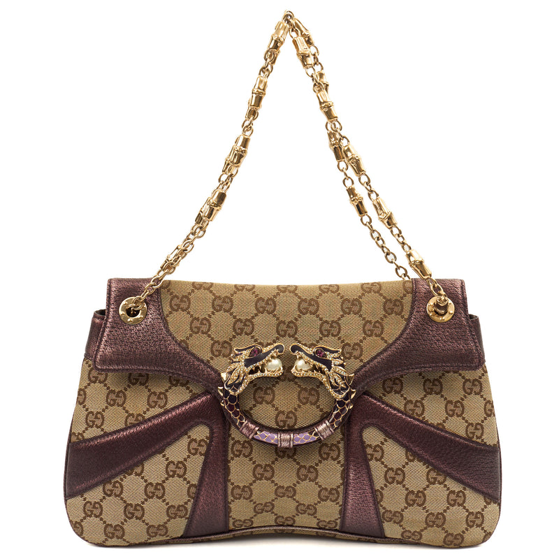 Picture of Gucci Shoulder Bag Vintage Shoulder Bag in Brown, Fabric