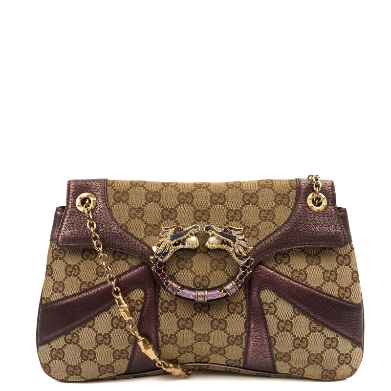 Picture of Gucci Shoulder Bag Vintage Shoulder Bag in Brown, Fabric