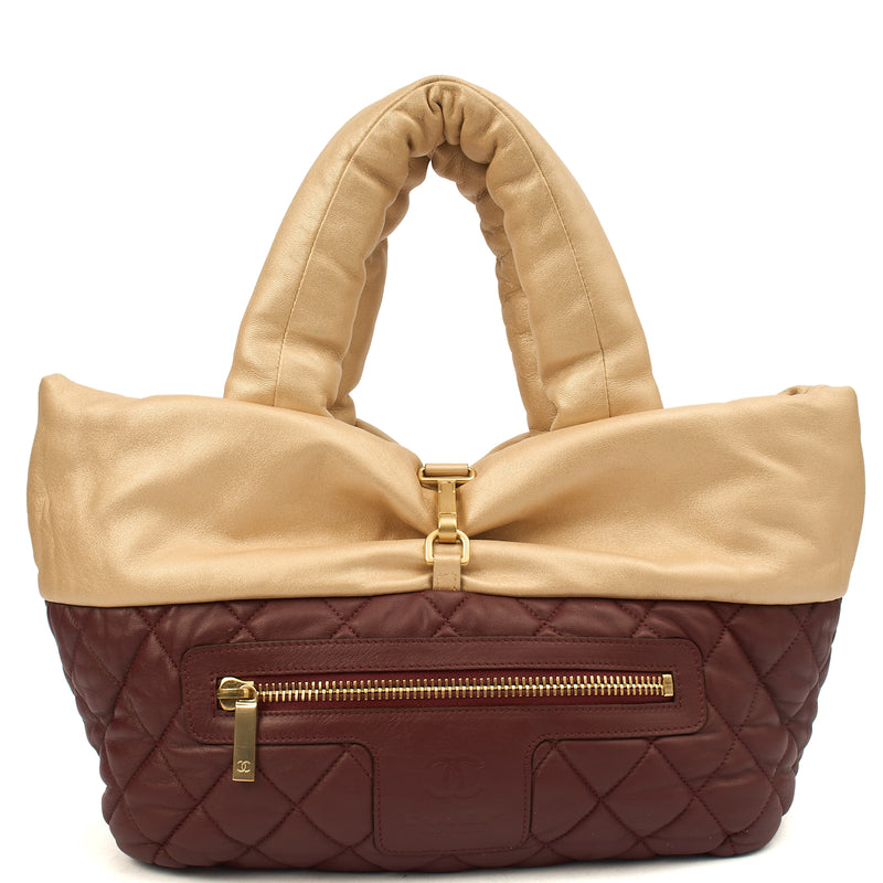 Picture of Chanel Top Handle Coco Cocoon in Metallic, Calfskin Leather