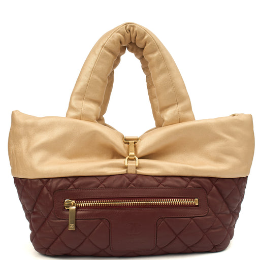 Picture of Chanel Top Handle Coco Cocoon in Metallic, Calfskin Leather