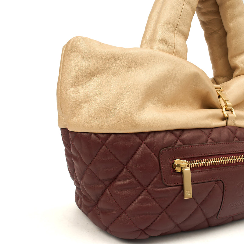 Picture of Chanel Top Handle Coco Cocoon in Metallic, Calfskin Leather