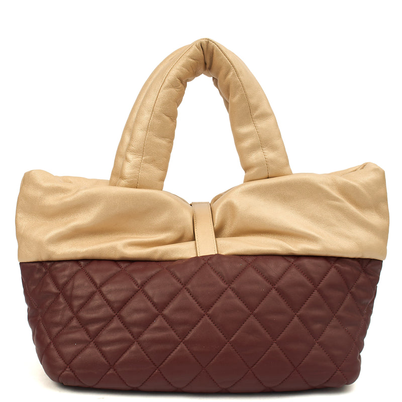 Picture of Chanel Top Handle Coco Cocoon in Metallic, Calfskin Leather