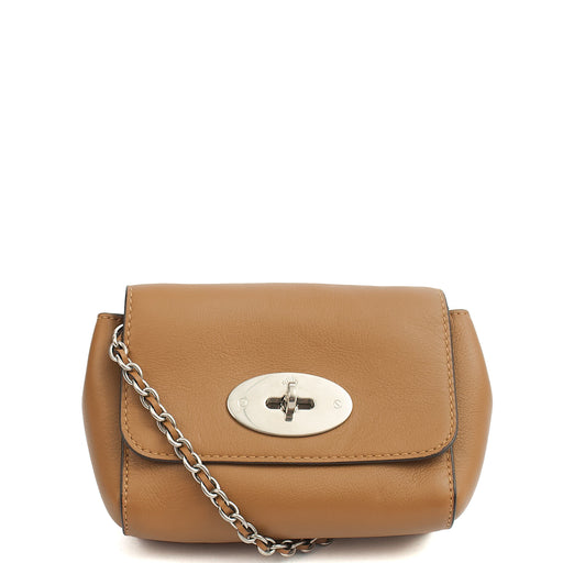 Picture of Mulberry Mini Bag Lily in Oak, Calfskin Leather