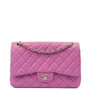Picture of Chanel Shoulder Bag Jumbo - Double Flap in Purple, Lambskin Leather