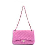 Picture of Chanel Shoulder Bag Jumbo - Double Flap in Purple, Lambskin Leather