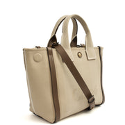Picture of Chloe Tote Carry Small Tote in Neutral, Canvas