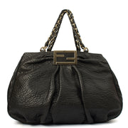 Picture of Fendi Shoulder Bag Mia - Large in Black, Leather