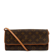 Picture of Louis Vuitton Cross Body Twin Pochette in Monogram, Canvas
