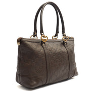 Picture of Gucci Tote Lovely Heart GG Interlocking Tote in Brown, Guccissima