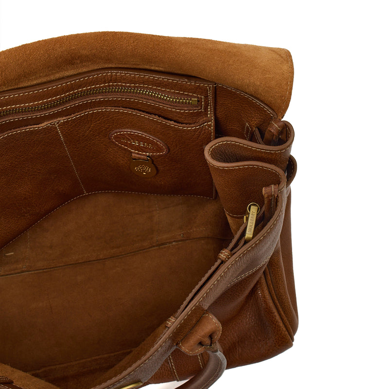 Picture of Mulberry Top Handle Bayswater Heritage in Brown, Calfskin Leather