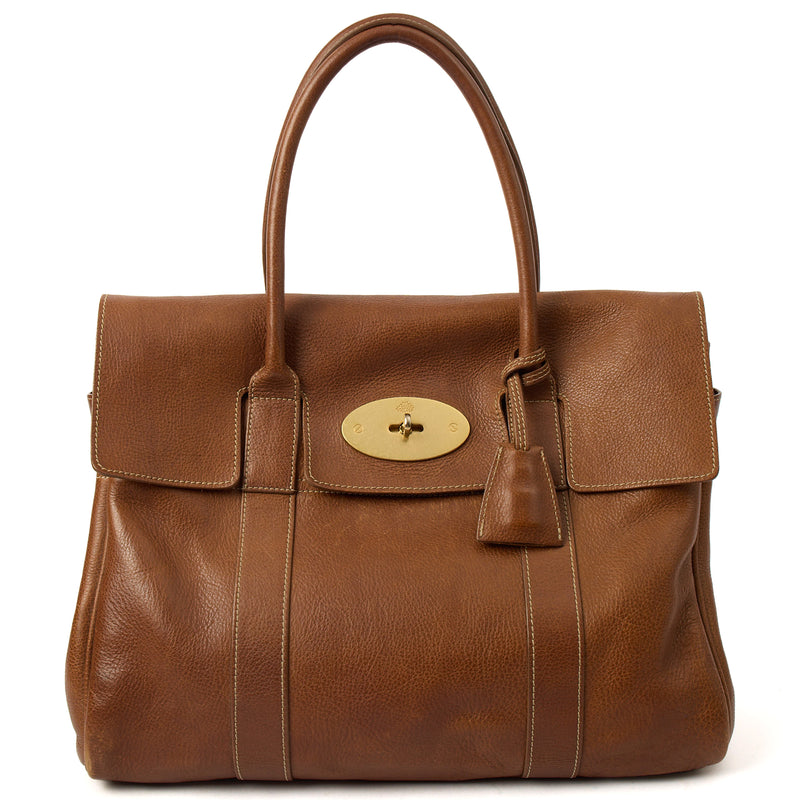 Picture of Mulberry Top Handle Bayswater Heritage in Brown, Calfskin Leather