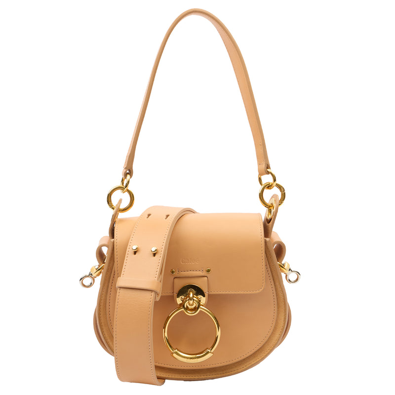 Picture of Chloe Cross Body Tess - Small in Neutral, Calfskin Leather