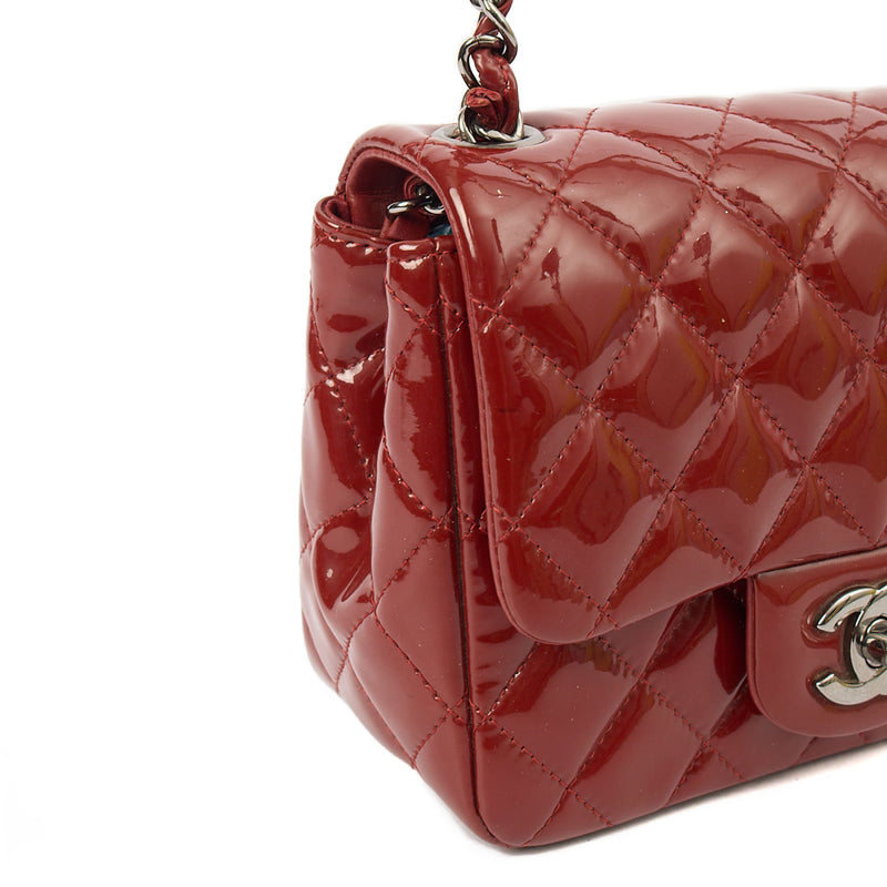 Picture of Chanel Cross Body Classic - Mini (Square) in Red, Patent Leather