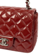 Picture of Chanel Cross Body Classic - Mini (Square) in Red, Patent Leather