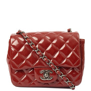 Picture of Chanel Cross Body Classic - Mini (Square) in Red, Patent Leather