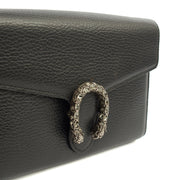 Picture of Gucci Cross Body Dionysus Chain Wallet in Black, Leather