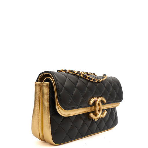 Picture of Chanel Cross Body Timeless Shoulder Bag in Black, Calfskin Leather