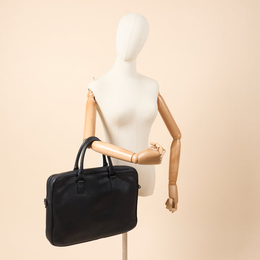 Picture of Mulberry Top Handle Briefcase in Black, Leather