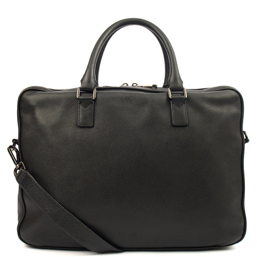 Picture of Mulberry Top Handle Briefcase in Black, Leather