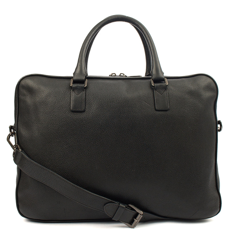 Picture of Mulberry Top Handle Briefcase in Black, Leather