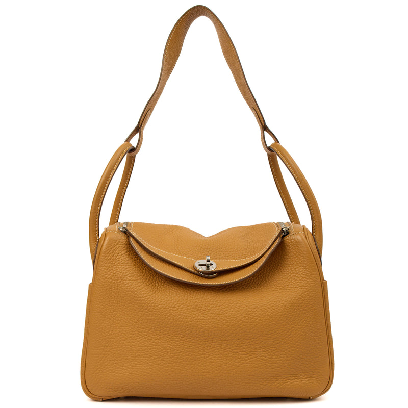 Picture of Hermes Cross Body Lindy 26 in Sesame, Togo Leather