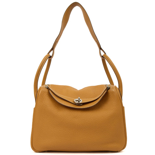 Picture of Hermes Cross Body Lindy 26 in Sesame, Togo Leather