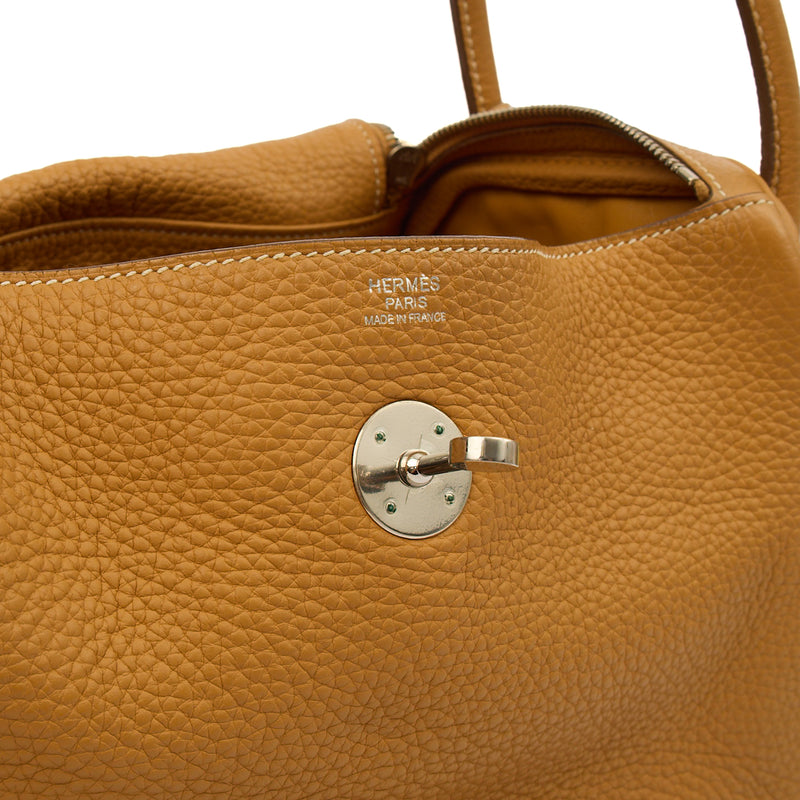 Picture of Hermes Cross Body Lindy 26 in Sesame, Togo Leather