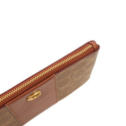 Picture of Coach Clutch Bow Wristlet in Brown, Leather